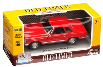 Mercedes Benz 230SL 1963 1:34 WELLY красный Old Timer Welly.