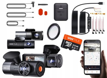 VANTRUE N5 REJESTRATOR 4CH + ACC CPL PILOT 512GB