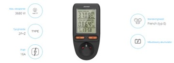 ВАТТМЕТР, СЧЕТЧИК ПОТРЕБЛЕНИЯ ТОКА, СЧЕТЧИК ПОТРЕБЛЕНИЯ ЭНЕРГИИ