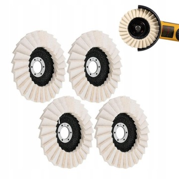 TARCZA POLERSKA FILCOWA FILC LAMELKA 125mm