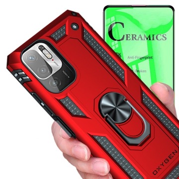 Etui Pancerne OXYGEN MR do Redmi 9T +szkło CERAMIC