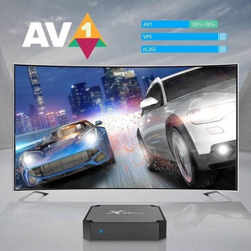 Android 11.0 TV Box, X96 Mini Amlogic S905W2 Czterordzeniowy RAM 1 GB ROM 8 GB