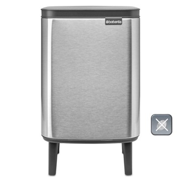 BRABANTIA - Bo Waste Bin Hi - 7 l - Matt Steel FPP