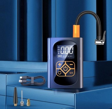 Беспроводной компрессор. Для автомобилей, мотоциклов, скутеров, велосипедов.