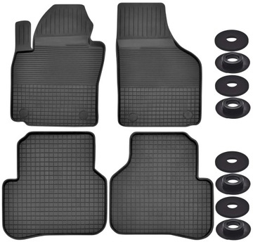 VW PASSAT B6/B7 CC 2005-2014 DYWANIKI GUMOWE KORYTKOWE+STOPERY ZESTAW