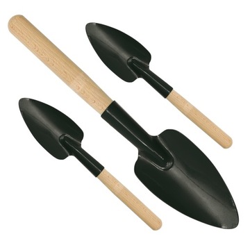 ŁOPATKA OGRODOWA STALOWA szpadelek WYGODNA nierdzewna MAŁA 32cm