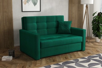 Kanapa sofa młodzieżowa IVA 2 butelkowa zieleń