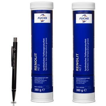@2 x FUCHS RENOLIT HLT 2 SMAR LITOWY NLGI 2 380g - AUTORYZOWANY DYSTRYBUTOR