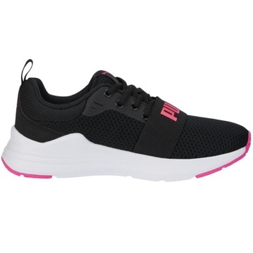 Buty dla dzieci puma wired run jr czarne 374214 20 39