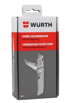 НОЖ WURTH СКЛАДНОЙ КАРМАННЫЙ НОЖ КОМБИ КАРМАННЫЙ 110 мм