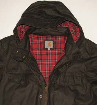 CARHARTT kurtka długa woskowana Columbia Coat Waxed jak Nowa roz L