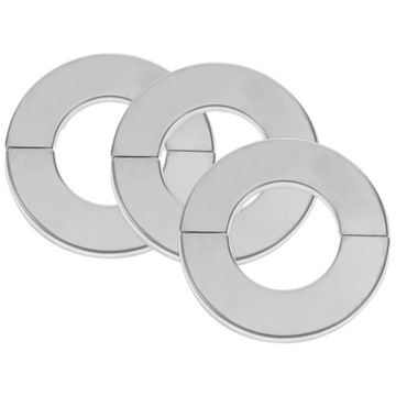 3pcs Escutcheon Plate Split Stainless