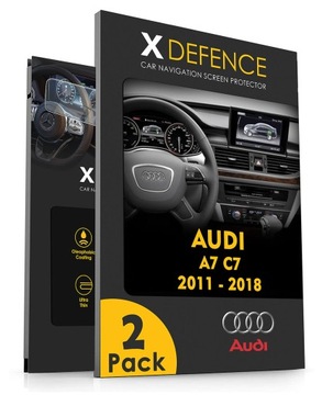 2w1 SZKŁO OCHRONNE NA NAWIGACJĘ EKRAN DO AUDI A7 C7 2011-2018