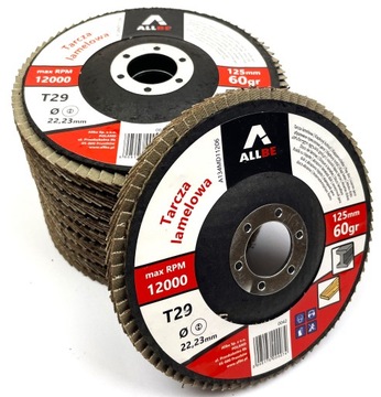 10 шт. ЛЕГКИЕ ДИСКИ 125 ММ P60 METAL PRO