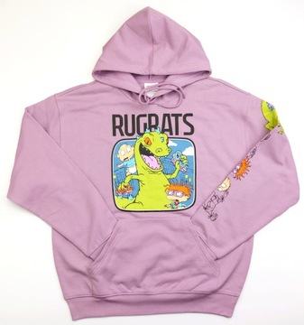 Bluza męska z kapturem Nickelodeon Pełzaki Rugrats r. M kieszeń nadruk $58