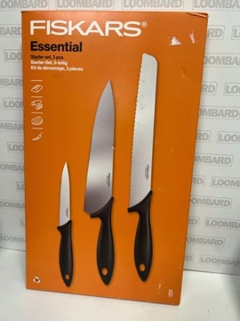 Набор из 3 кухонных ножей FISKARS для хлеба, овощей, мяса