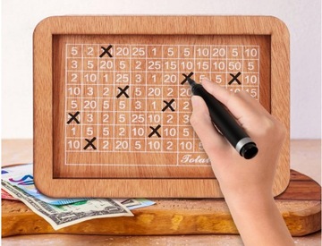 Копилка, челлендж сбережений, 17х12,5х7 см.