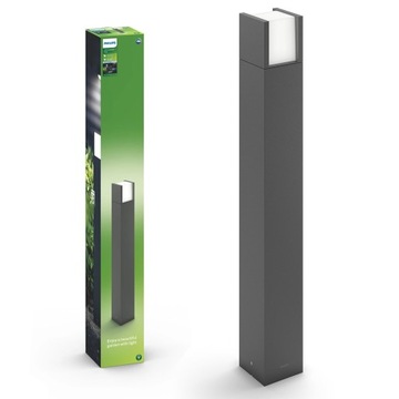 PHILIPS LAMPA stojąca LED SŁUPEK ogrodowy zewnętrzny ARBOUR 6W 4000K 77 cm