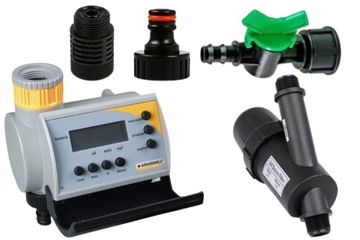 Zestaw Nawadniający Kroplujący 50m Do Tunelu Rura Zasilająca + Sterownik