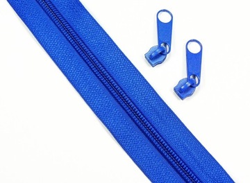 SUWAK TAŚMA SUWAKOWA 5mm 5m +10maszynek NIEBIESKA