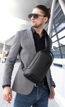 Городской рюкзак BANGE на одно плечо, USB-ОРГАНИЗАТОР