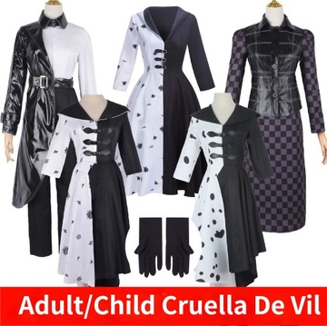 Cosplay 2021 nowy film Evil Madame Cruella De Vil