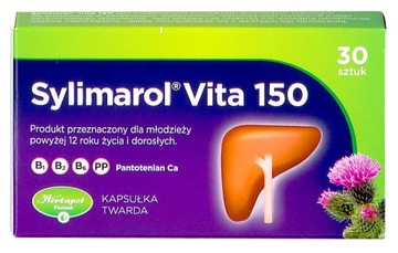 Sylimarol Vita 150 lek na wątrobę 30 kapsułek