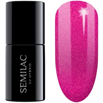 SEMILAC 348 CHARMING RUBY GLITTER 7ML