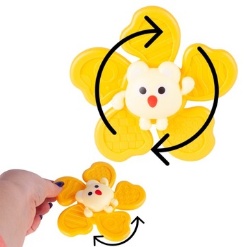 СПИННЕР-ПОГРЕМКА С ПРИСОСКОЙ ДЛЯ ОКНА 3 ШТ. ПРОРЕЗЫЧКИ