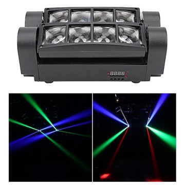 Лазерный светильник для сцены DJ DMX с 9 отверстиями для дискотеки