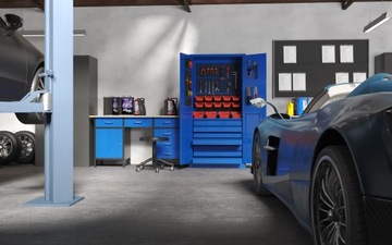 Шкаф для инструментов МЕТАЛЛ JAN NOWAK DAREK синий