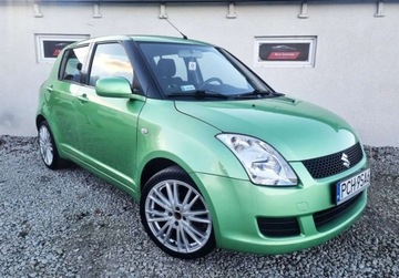 Suzuki Swift IV Hatchback 5d 1.3 92KM 2009 Suzuki Swift Sliczny 1.3 Benzyna BOGATA WERSJA Niski Przebieg ORYGINAL Zad, zdjęcie 2
