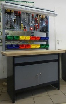 Верстак для гаража, шкаф для инструментов
