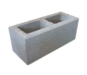 Блок заборный 50х20х20, серый класс 2