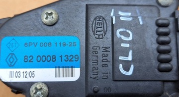 RENAULT CLIO II 1.4 16V ПОТЕНЦИОМЕТР ПЕДАЛИ ГАЗА 8200081329, 6PV008119-25
