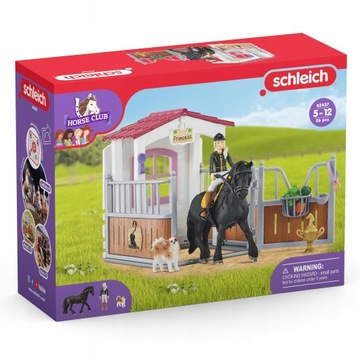 SLH 42437 Коробка для лошадей Schleich Horse Club, загон для лошадей Tori&Princess
