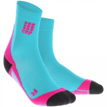 krótkie skarpety Cep 38-40 III damskie skarpetki kompresyjne dynamic+ niebi