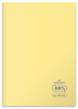 Zeszyty A5 w kratkę pastelowe plastik 60K ECO