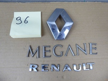 LOGO ZNAKY ZNAK ZADNÍ RENAULT MEGANE II 2
