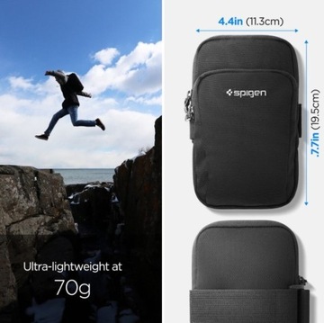 Spigen Dynamic Shield Armband czarny/ black opaska na ramię
