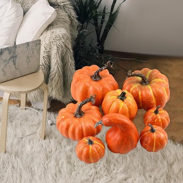 8 шт. Имитация искусственной тыквы для фермерской вечеринки.