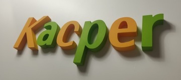 ИМЯ Буквы БУКВЫ Надпись на стене Дверь 3D наклейка Styrodur