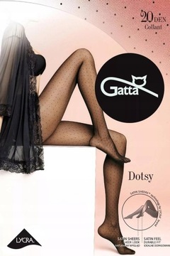 Gatta Dotsy 01 rajstopy w kropki 20 den _ 3/M