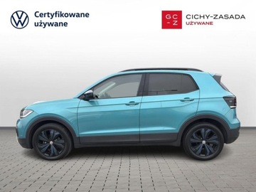 Volkswagen T-Cross SUV 1.0 TSI 115KM 2019 Volkswagen T-Cross TSI 115KM Life Bamboo Garden Martwe pole LED Kamera, zdjęcie 1