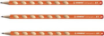 Ołówek STABILO EASYgraph S HB pomarańcz R x 3 szt