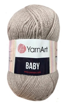 Włóczka YarnArt Baby Akryl kolor 857 cappuccino