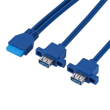 ПРОЧНЫЙ КАБЕЛЬ USB 3.0 ДЛЯ МОНТАЖА НА ПАНЕЛИ