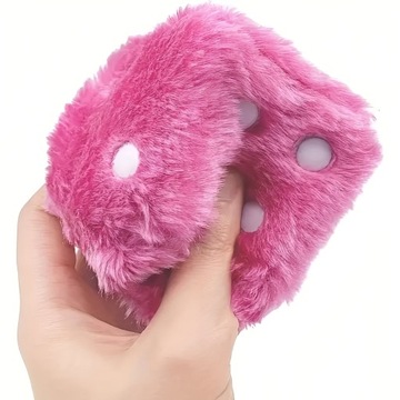 ПЛЮШЕВЫЙ КУБ ДЛЯ ОКНА АВТОМОБИЛЯ, ВЕШАЛКА ДЛЯ ЗЕРКАЛА НА ПРИСОСКЕ