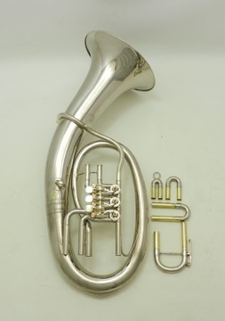Баритон Bb Miraphone после капремонта футляр + мундштук DR24-127