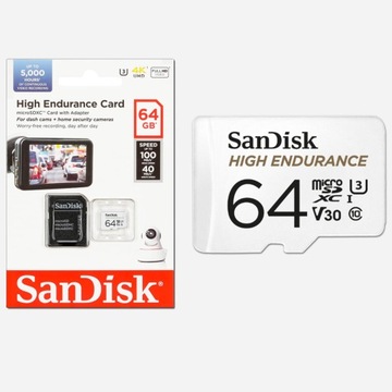 КАРТА ПАМЯТИ MICRO SD SDXC 64 ГБ 10 АДАПТЕР